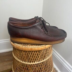 Clarks Wallabee Burgundy Men’s sz 8.5 Gumboot